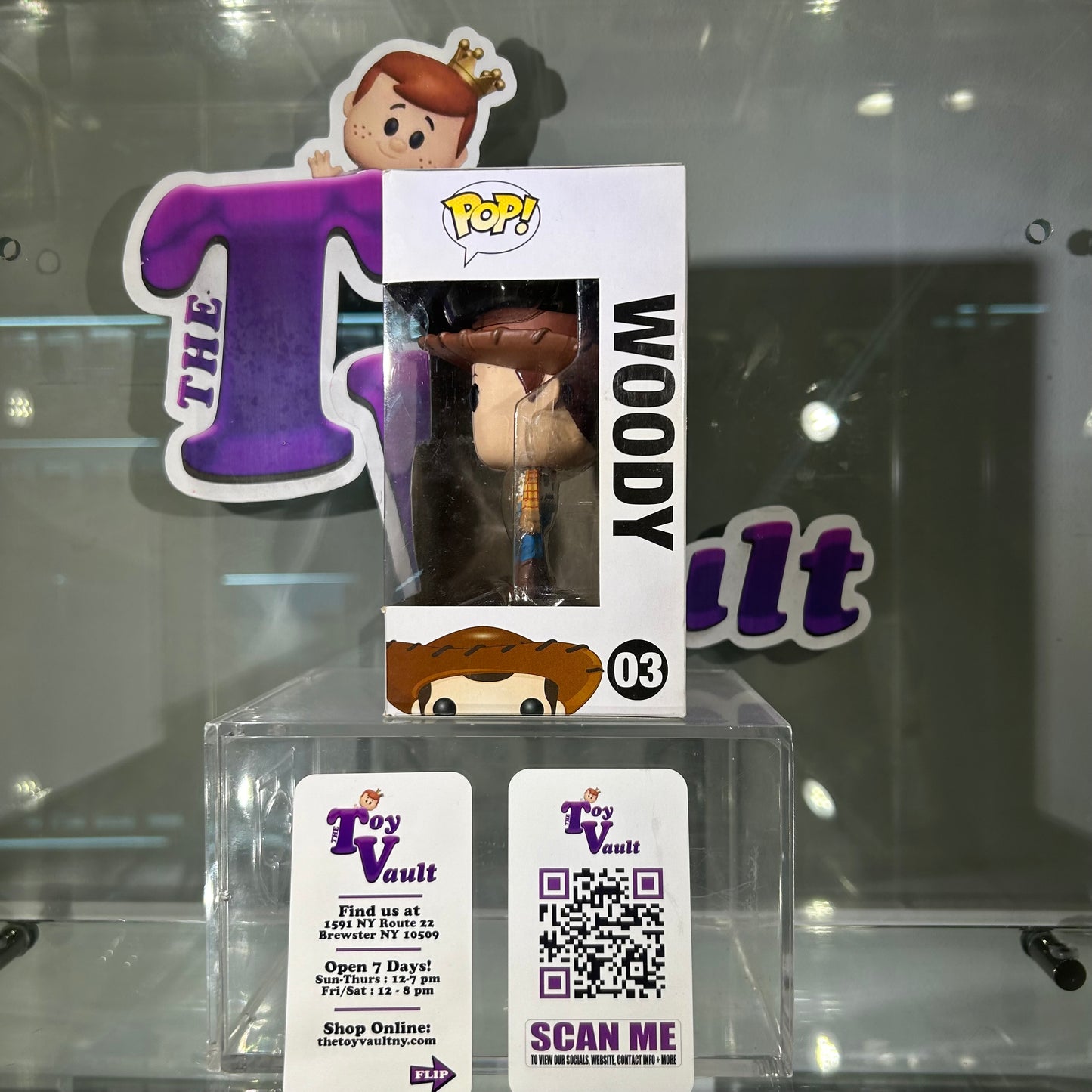 Funko Pop! Disney Toy Story - Woody #01 (Store Logo Double Stamp)