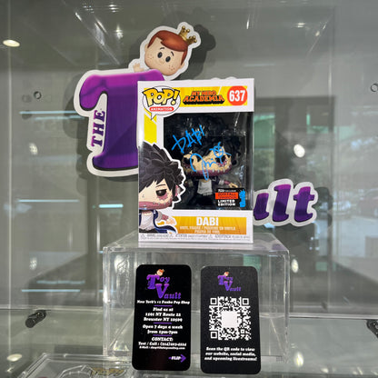 Funko Pop! Animation My Hero Academia - Dabi #637 NYCC Shared Exclusive Signed by Jason Liebrecht