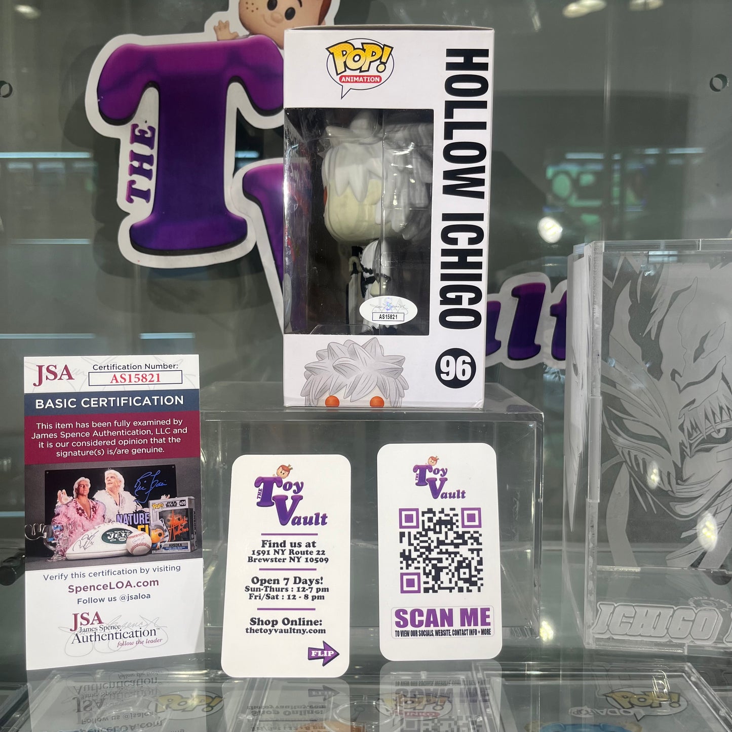 Funko Pop! Animation Bleach - Hollow Ichigo #96 Underground Toys Exclusive Signed by Johnny Yong Bosch with Custom Armor