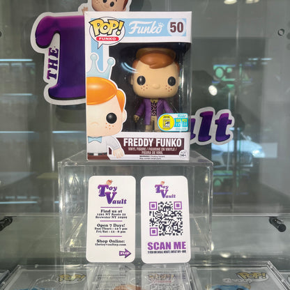 Funko Pop! Icons Movies Charlie and the Chocolate Factory - Freddy Funko as Willy Wonka #50 2016 San Diego Comic Con Exclusive LE 500