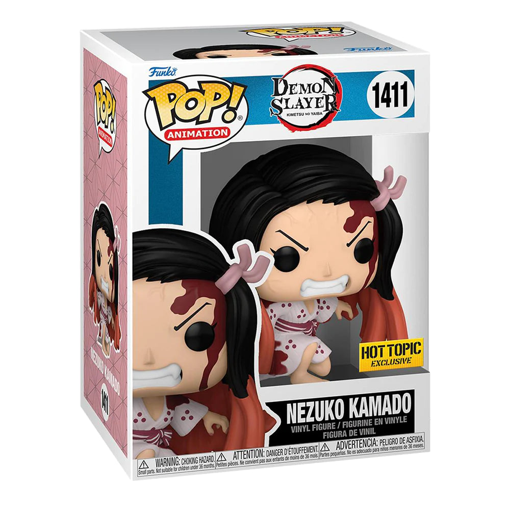 Funko Pop! Animation Demon Slayer - Nezuko Kamado (Angry) #1411 Hot Topic Exclusive