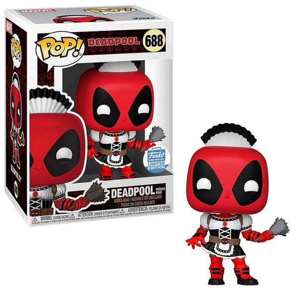 Funko Pop! Marvel Deadpool - Deadpool French Maid #688 Funko Shop Exclusive