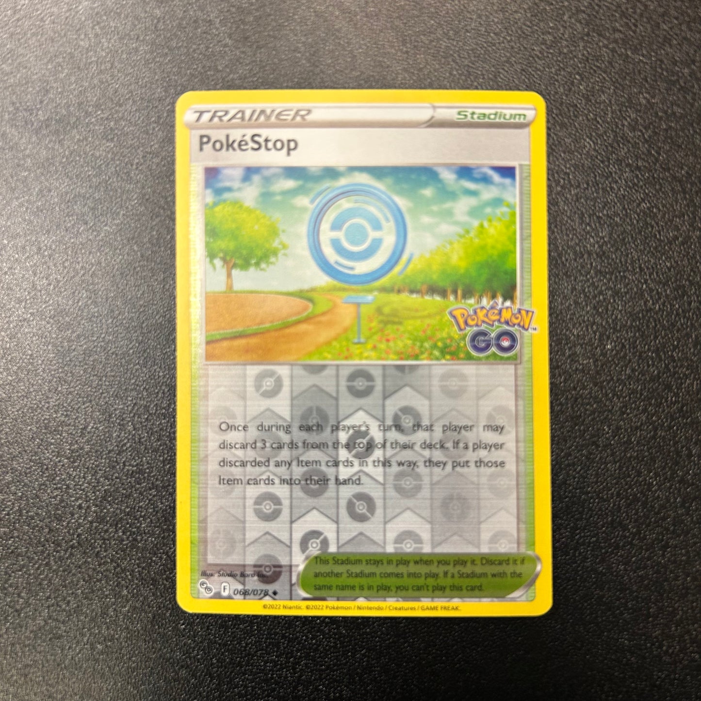 Pokemon TCG Pokestop Reverse Holofoil (068/078)