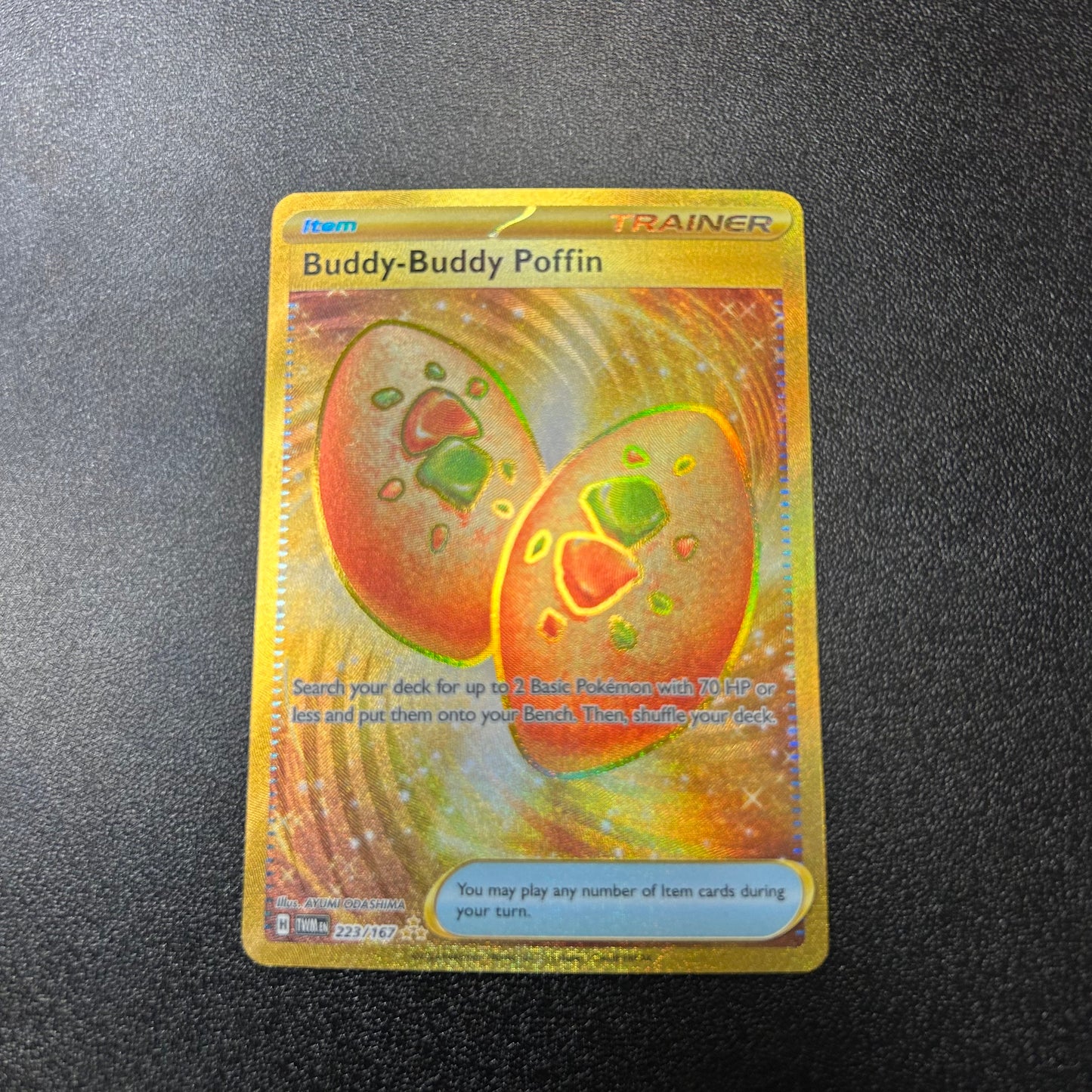 Pokemon TCG Buddy-Buddy Poffin Gold 223/167