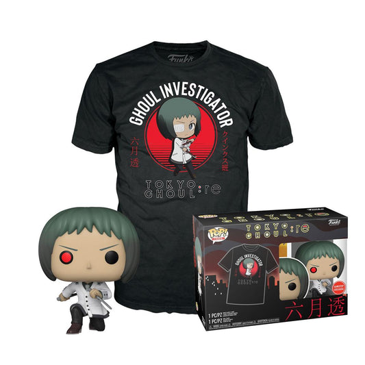 Funko Pop! Animation Tokyo Ghoul - Toru Mitsuki (Red Eye) Pop and Tee GameStop Exclusive