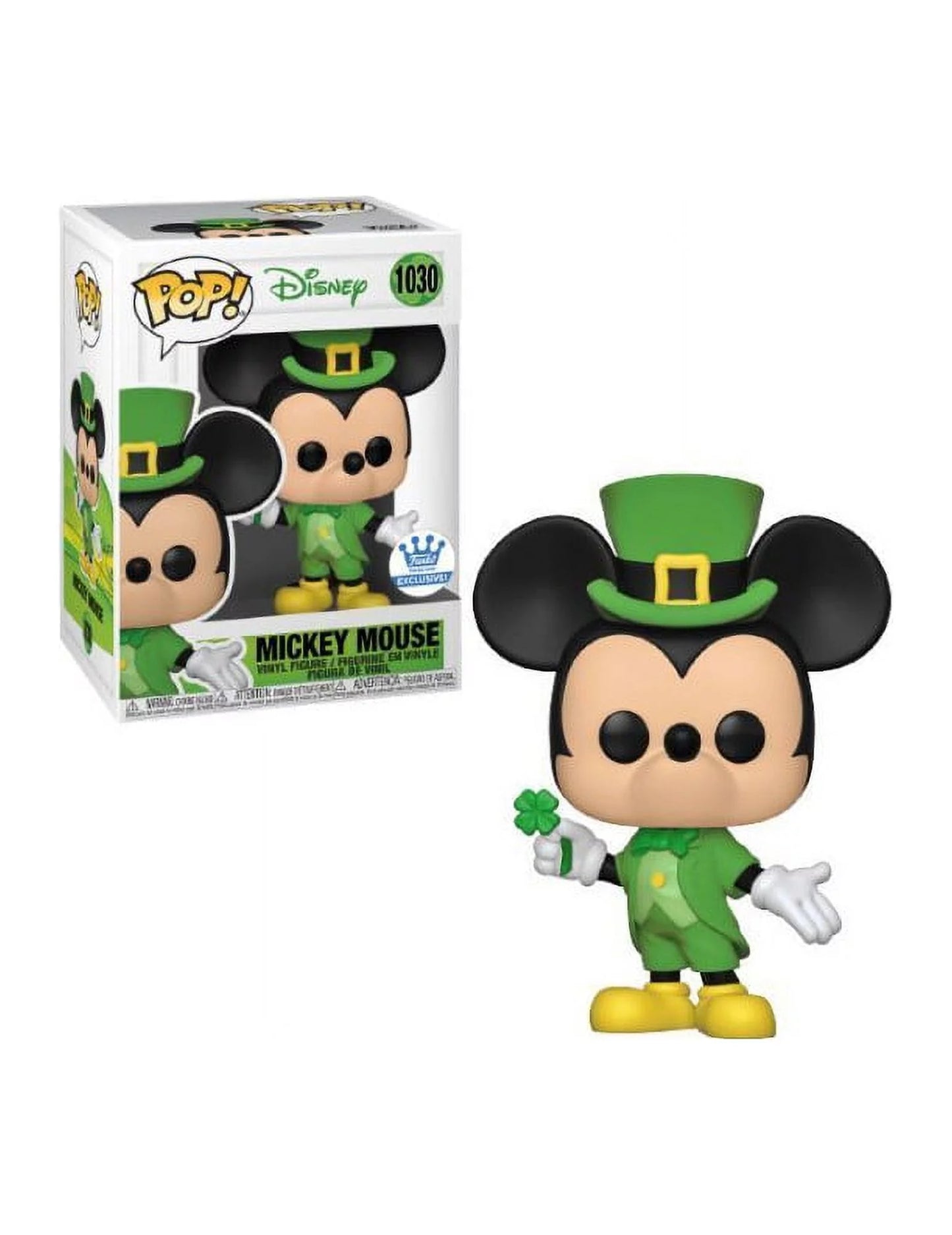 Funko Pop! Disney Mickey and Minnie - Mickey Mouse St. Patrick's Day #1030 Funko Shop Exclusive