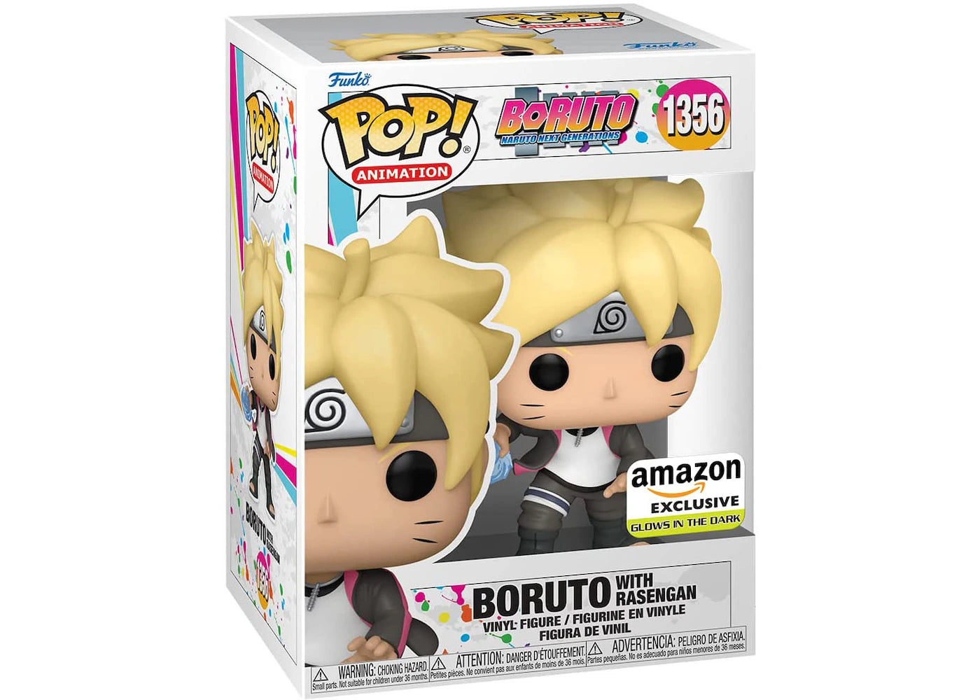 Funko Pop! Animation Boruto - Boruto with Rasengan #1356 Glow in the Dark Amazon Exclusive