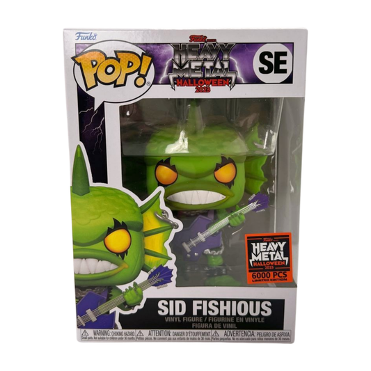 Funko Pop! Icons Heavy Metal Halloween - Sid Fishious SE Heavy Metal Halloween Exclusive LE 6,000