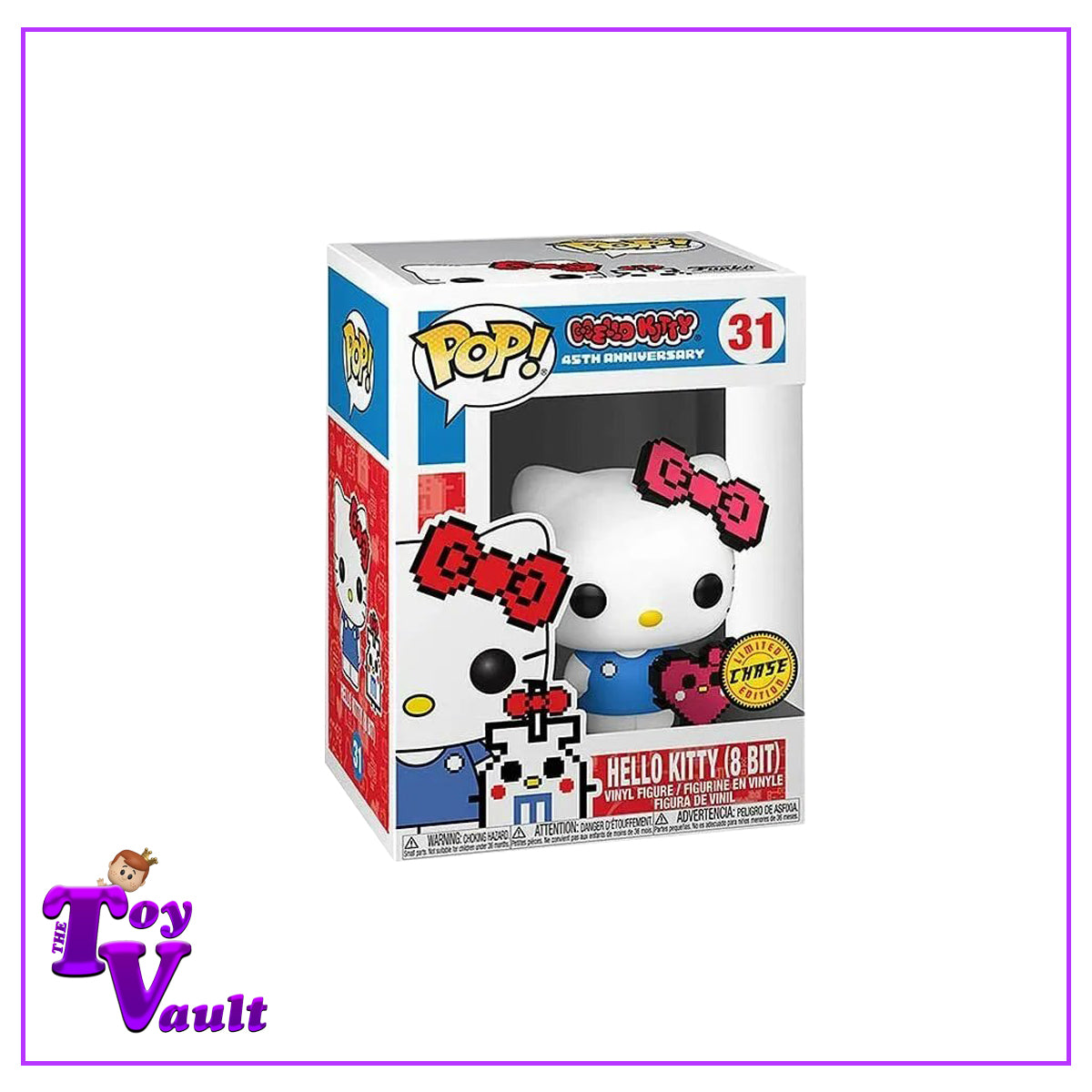 Funko Pop! Animation Sanrio - Hello Kitty (8 Bit) #31 Chase