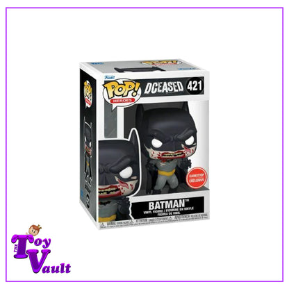 Funko Pop! DC Heroes DCeased - Batman (Bloody) #421 GameStop Exclusive