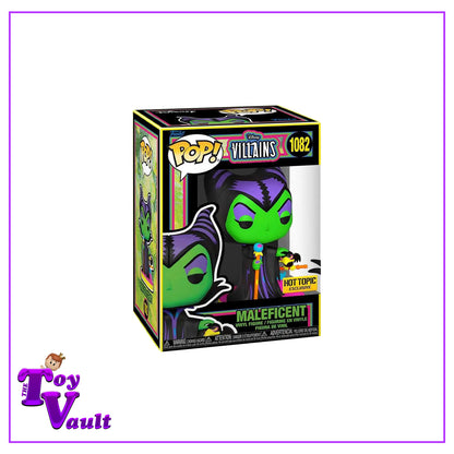 Funko Pop! Disney Villains Sleeping Beauty - Maleficent #1082 Blacklight Hot Topic Exclusive