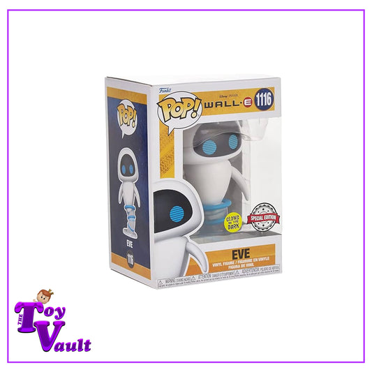 Funko Pop! Disney Wall E - Eve #1116 Glow in the Dark GameStop Exclusive