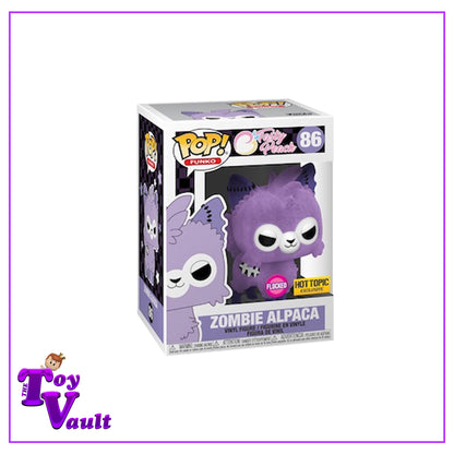 Funko Pop! Icons Tasty Peach - Zombie Alpaca (Purple) #05 Flocked Special Edition Exclusive