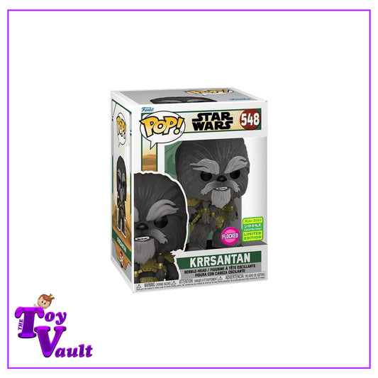 Funko Pop! Star Wars The Mandalorian - Krrsantan #548 Flocked SDCC Shared Exclusive