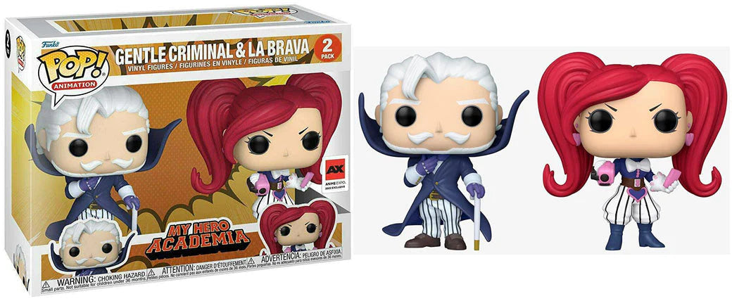 Funko Pop! Animation My Hero Academia - Gentle Criminal and La Brava 2 Pack Anime Expo Exclusive