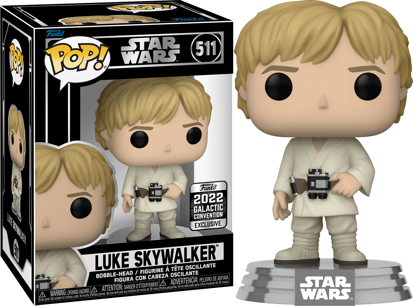 Funko Pop! Star Wars - Luke Skywalker #511 2022 Galactic Convention Exclusive