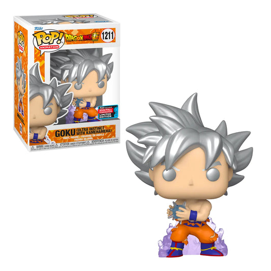 Funko Pop! Animation Dragon Ball Z - Goku Ultra Instinct with Kamehameha #1211 NYCC 2022 Shared Exclusive