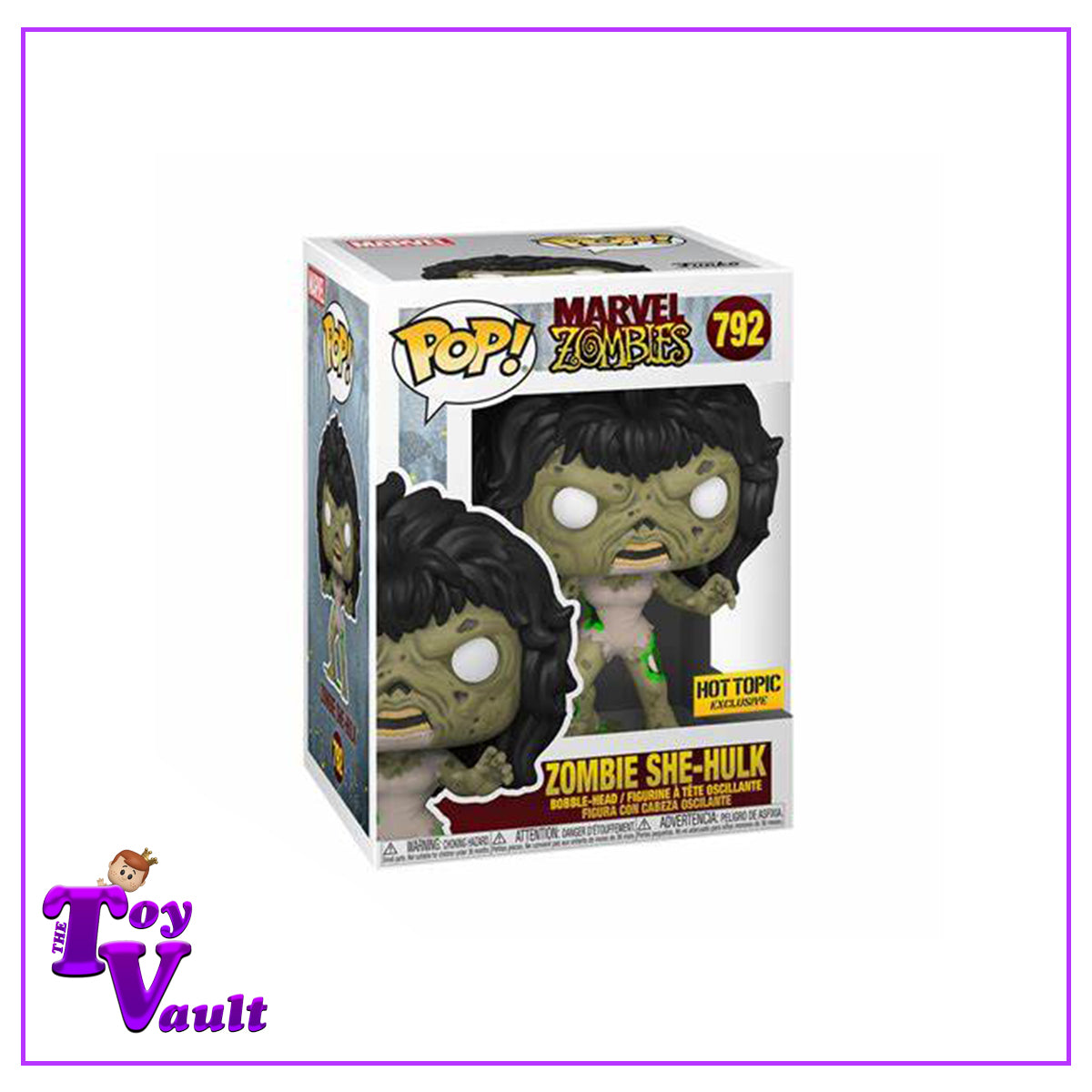 Funko Pop! Marvel Zombies - Zombie She-Hulk #792 Hot Topic Exclusive