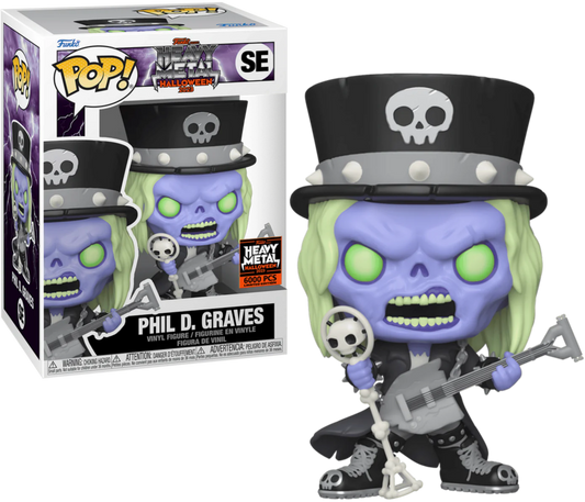 Funko Pop! Icons Heavy Metal Halloween - Phil D. Graves SE Limited to 6,000 Pieces