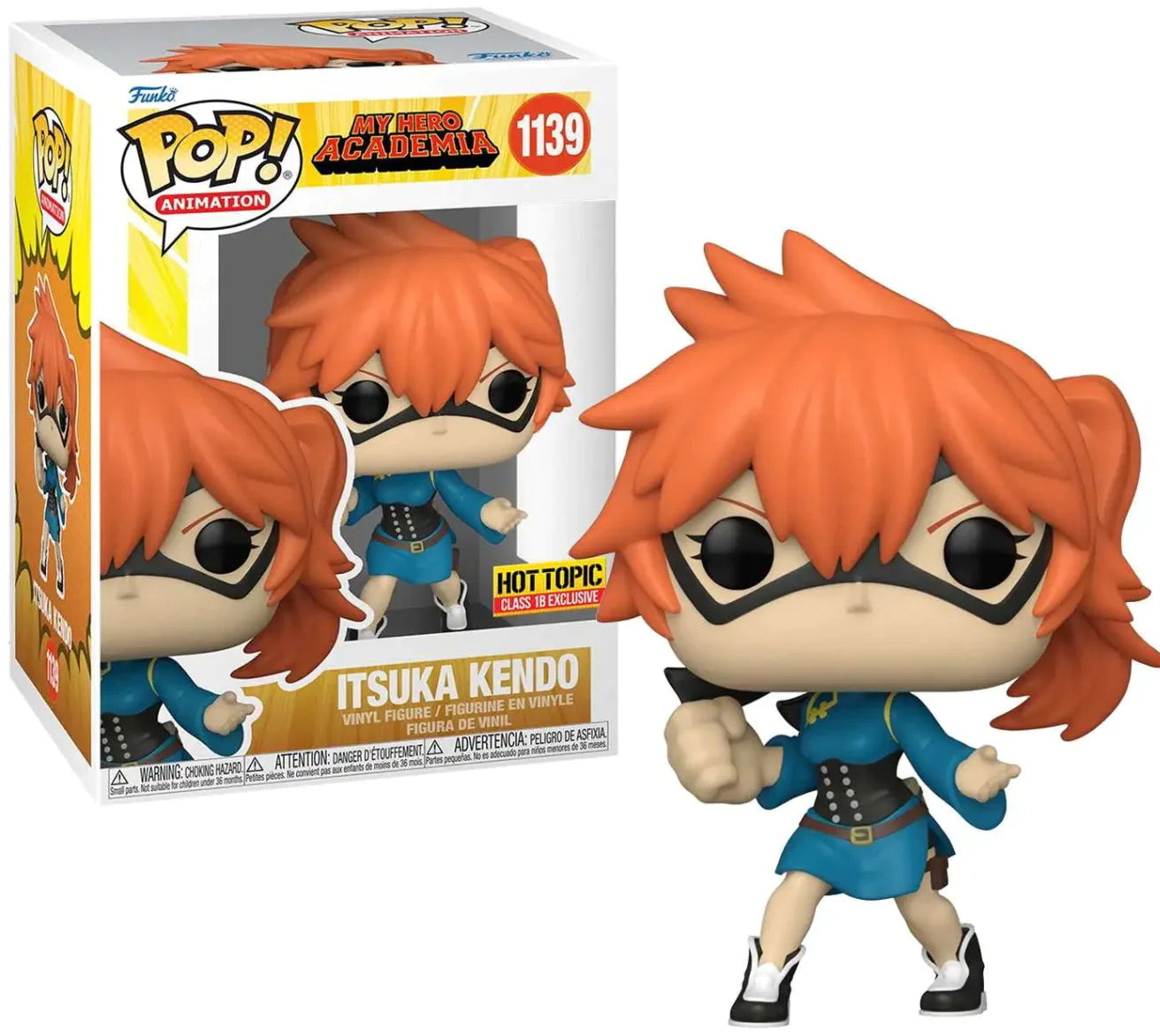 Funko Pop! Animation My Hero Academia - Itsuka Kendo #1139 Hot Topic Class 1B Exclusive