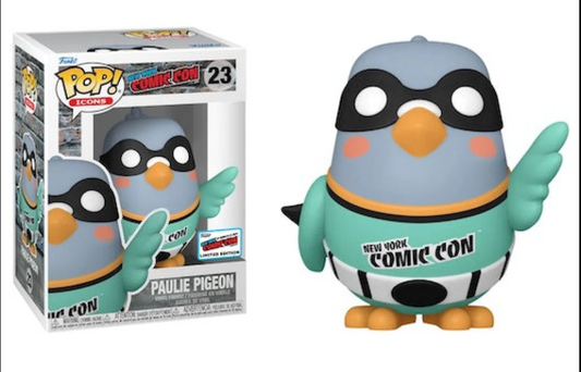 Funko Pop! Icons New York - Paulie Pigeon #23 NYCC 2023 Con Sticker Exclusive