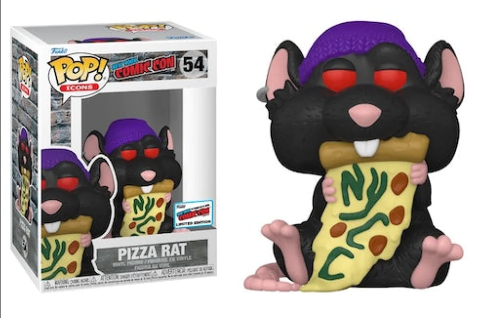 Funko Pop! Icons New York - Pizza Rat #54 NYCC 2023 Con Sticker Exclusive