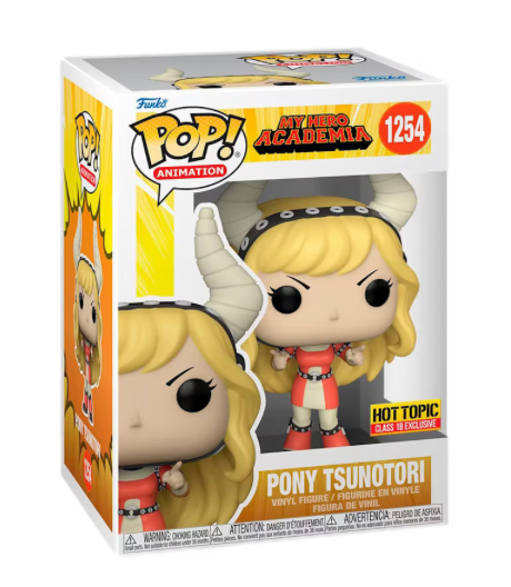 Funko Pop! Animation My Hero Academia - Pony Tsunotori #1254 Hot Topic Class 1B Exclusive