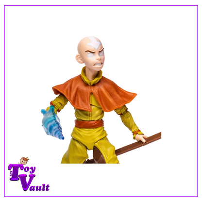 McFarlane Toys Animaton Avatar the Last Airbender Aang Avatar State Gold Label 7-Inch Scale Action Figure