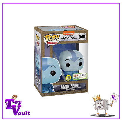 Funko Pop! Animation Avatar The Last Airbender - Aang (Spirit) #940 Glow in the Dark Earth Day BoxLunch Exclusive