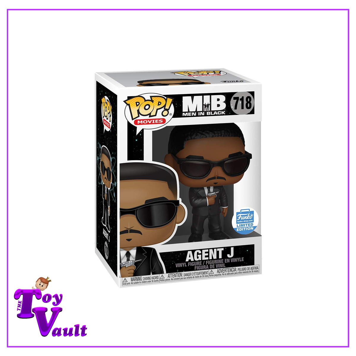 Funko Pop! Movies Men in Black - Agent J #718 Funko Shop Exclusive