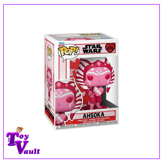 Funko Pop! Star Wars Valentine's Day - Ahsoka (Pink) #496