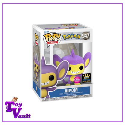 Funko Pop! Games Pokemon - Aipom #947 Flocked Specialty Series Exclusive