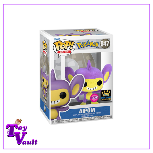 Funko Pop! Games Pokemon - Aipom #947 Flocked Specialty Series Exclusive