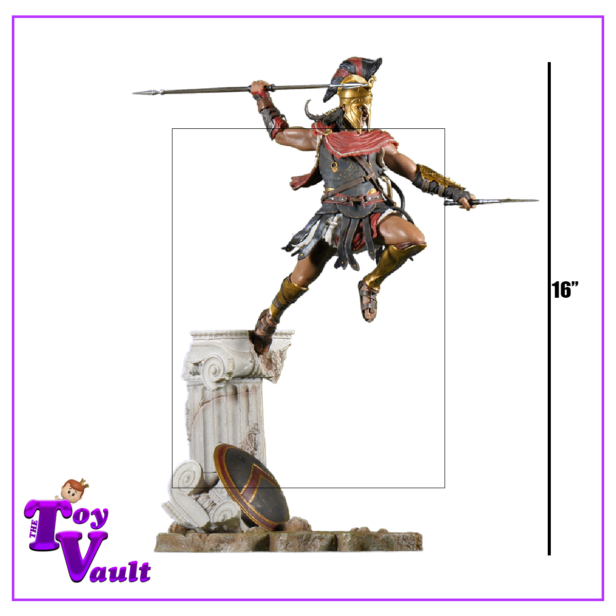 Ubisoft Pure Arts 2018 Games Assassin's Creed Alexios (Spartan) 16-inch Statue