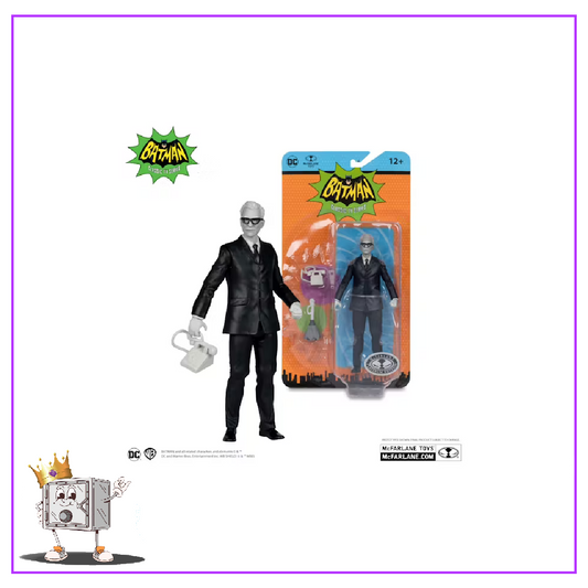 McFarlane Toys DC Heroes Retro Wave 10 Batman 1966 Alfred Pennyworth (Comic) Platinum Edition 6-inch Action Figure