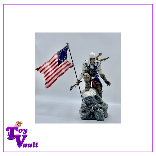 Ubisoft Pure Arts 2012 Games Assassin's Creed Conner Kenway with American Flag 11-inch Statue