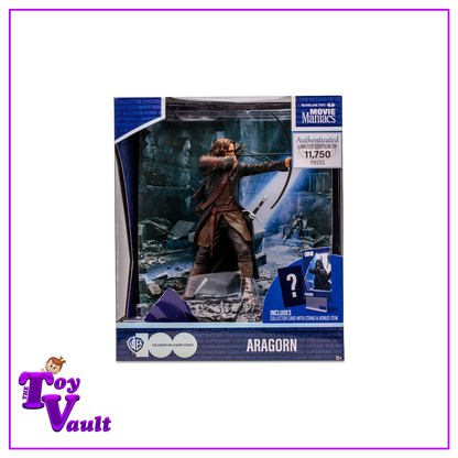 McFarlane Toys Movie Maniacs WB 100: The Lord of the Rings Aragorn Wave 5 Limited Edition 6-Inch Scale Posed Figure