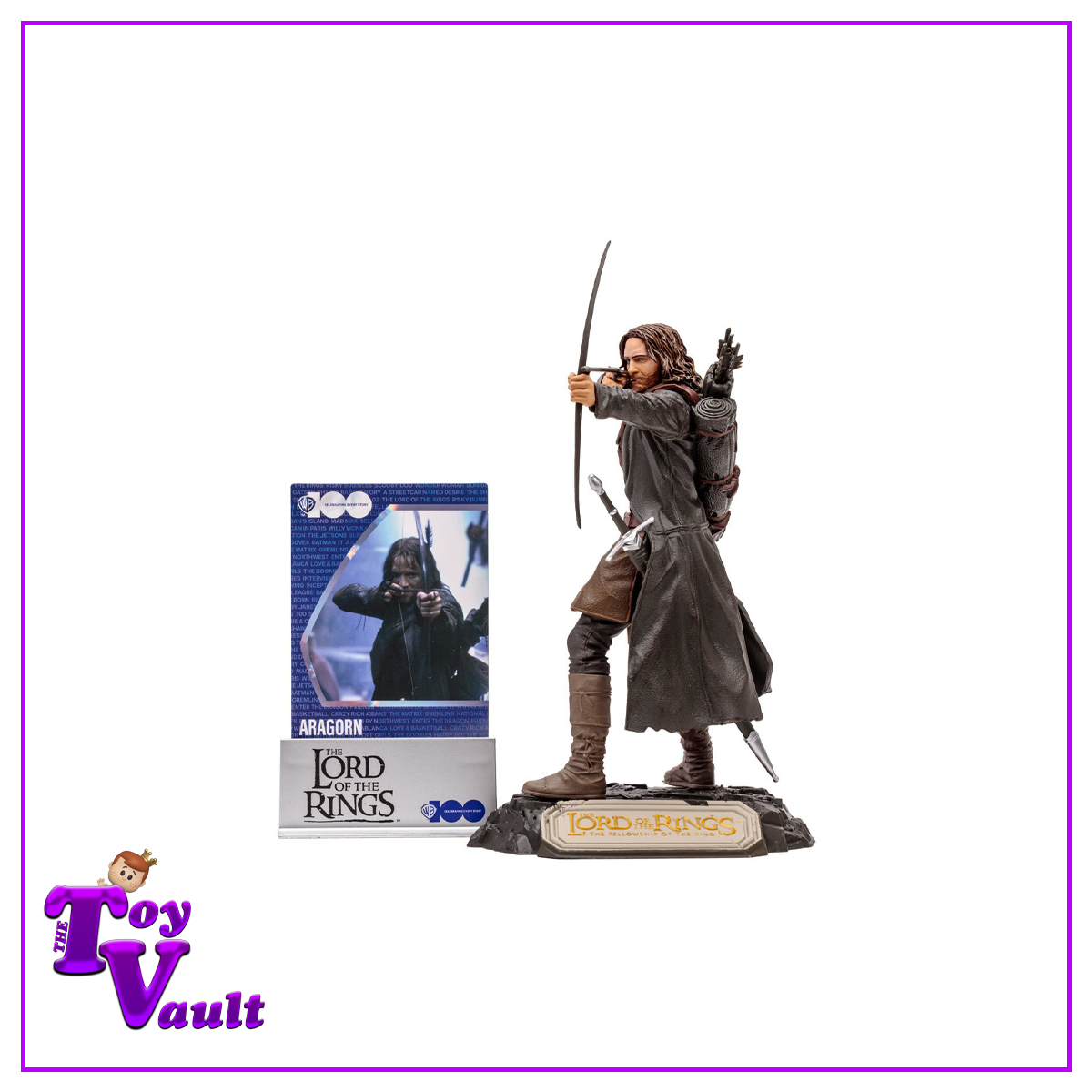 McFarlane Toys Movie Maniacs WB 100: The Lord of the Rings Aragorn Wave 5 Limited Edition 6-Inch Scale Posed Figure