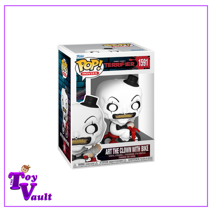 Funko Pop! Horror Movies Terrifier - Art the Clown with Bike #1591 Preorder