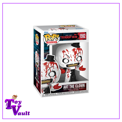 Funko Pop! Horror Movies Terrifier - Art the Clown Set of 3 (Art with Knife #1590, Art on Bike #1591, Bloody Art #1592) Preorder