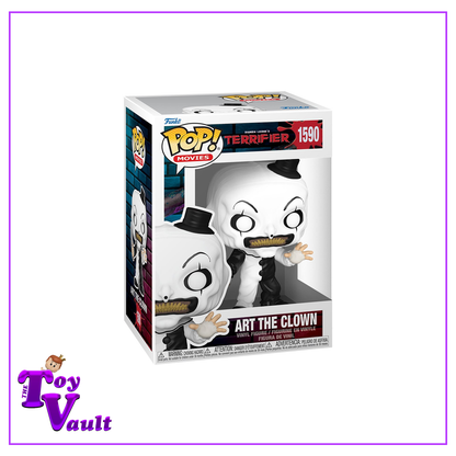 Funko Pop! Horror Movies Terrifier - Art the Clown Set of 3 (Art with Knife #1590, Art on Bike #1591, Bloody Art #1592) Preorder