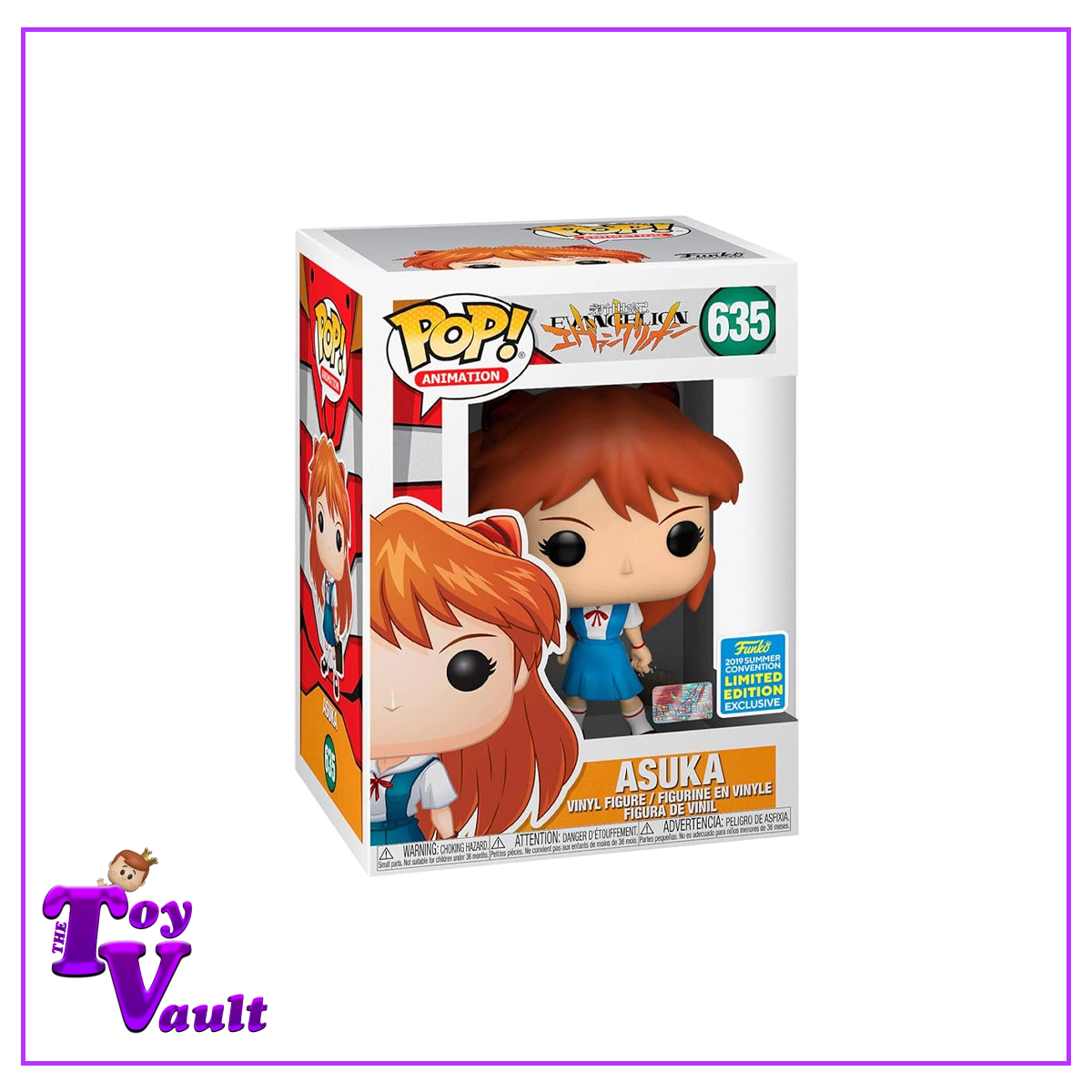 Funko Pop! Animation Evangelion - Asuka #635 SDCC Shared Exclusive