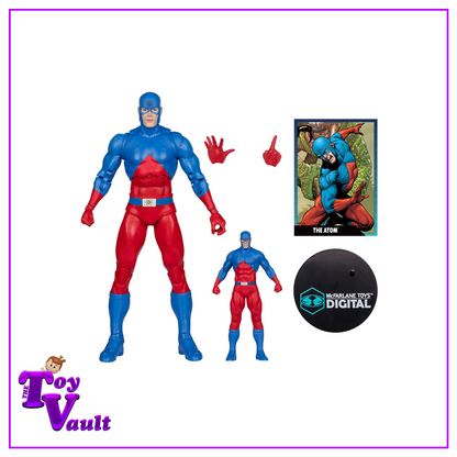 McFarlane Toys DC Direct DC Heroes Justice League The Atom Ray Palmer Silver Age 7-Inch Scale Wave 2 Action Figure with McFarlane Toys Digital Collectible