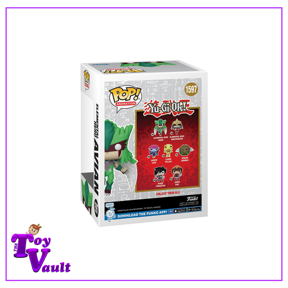 Funko Pop! Animation Yu Gi Oh - Elemental Hero Avian #1597