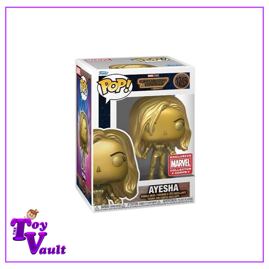 Funko Pop! Marvel Guardians of the Galaxy - Ayesha (Gold) #1215 Collector Corps Exclusive