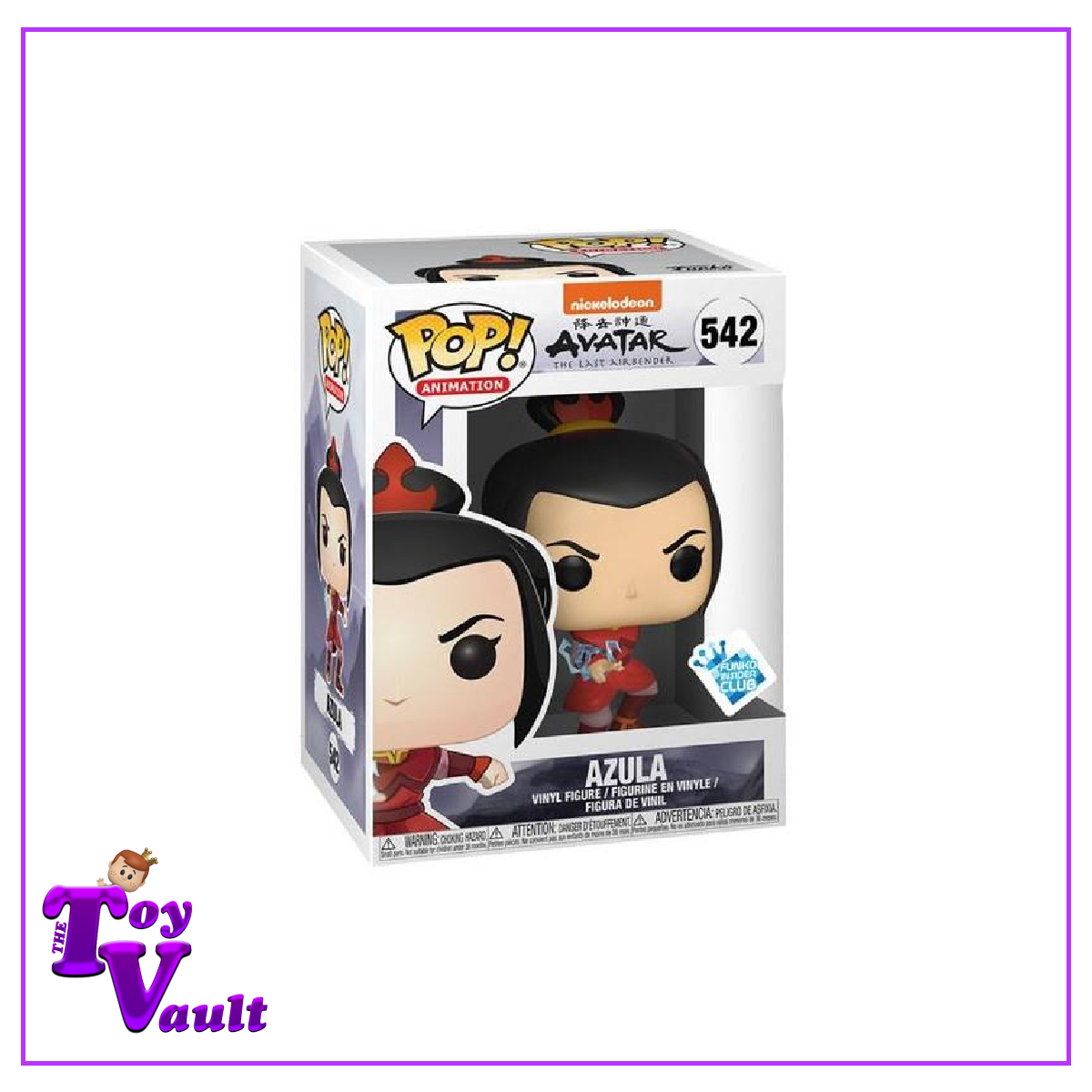 Funko Pop! Animation Avatar The Last Airbender - Azula #542 Funko Insider GameStop Exclusive