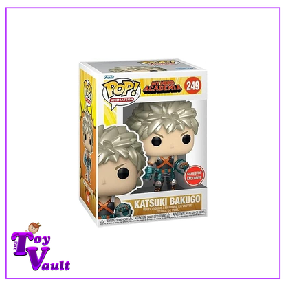 Funko Pop! Animation My Hero Academia - Katsuki Bakugo #249 Metallic GameStop Exclusive Pop and Tee Bundle