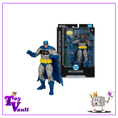 McFarlane Toys DC Heroes Multiverse Collector Edition - Battle Damage Batman (Dark Knight Returns) (Chance of Platinum Edition) Action Figure Preorder