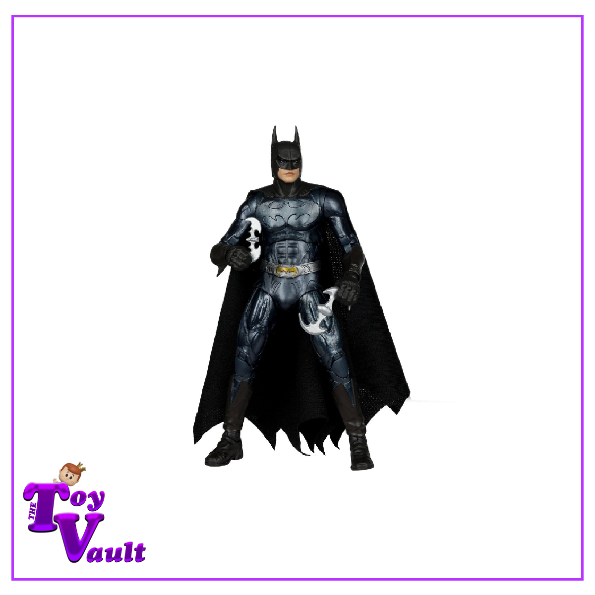 McFarlane Toys DC Heroes Build-a-Wave Batman Forever - Batman 7-inch Scale Action Figure