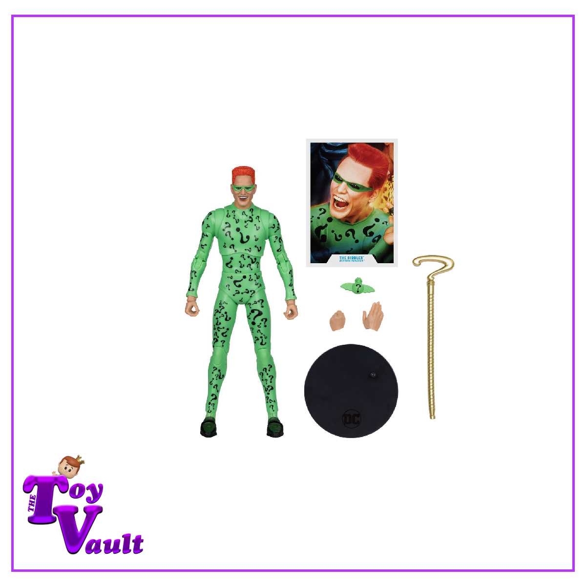 McFarlane Toys DC Heroes Build-a-Wave Batman Forever - Riddler 7-inch Scale Action Figure